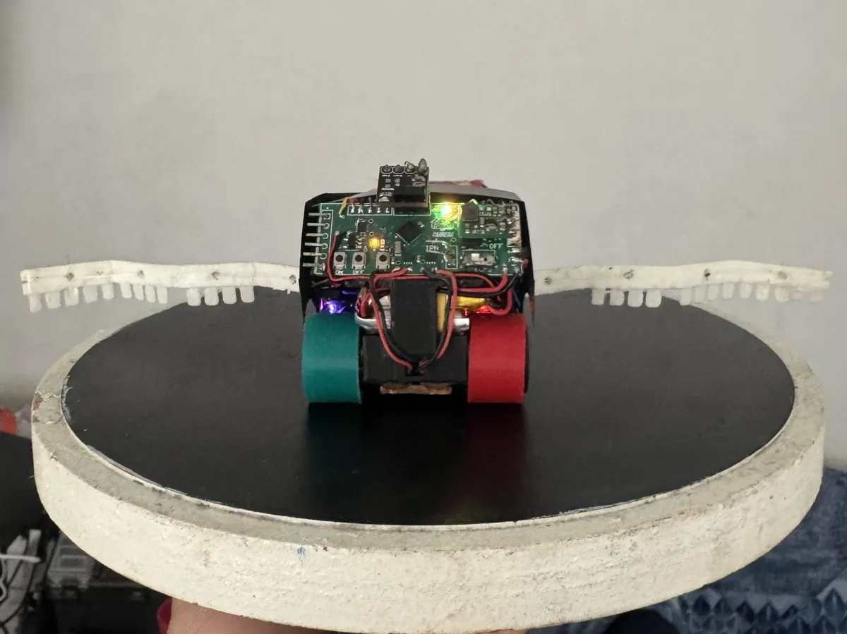 The complete robot built around the ESP32-S3 control board